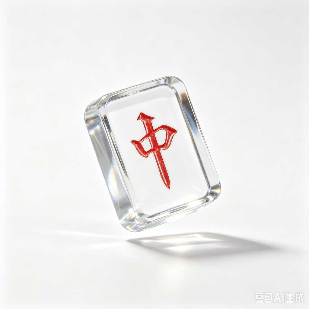 transparent mini mahjong set
