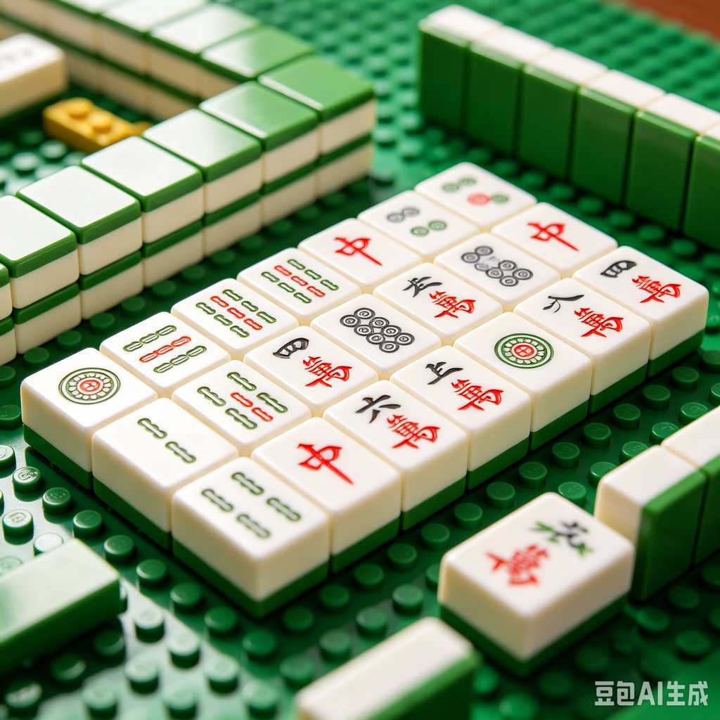 color box mahjong set packing
