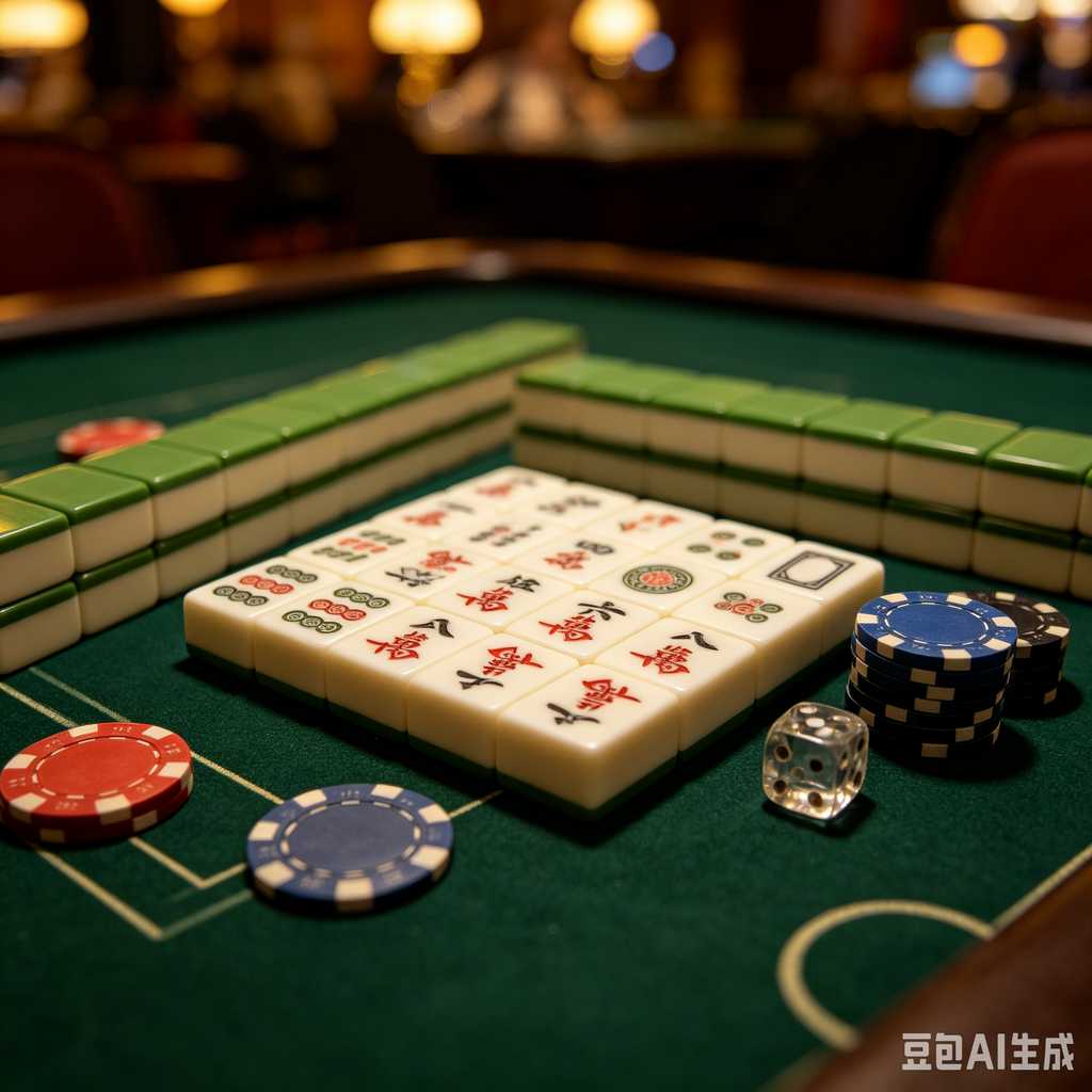 trendy color mahjong set