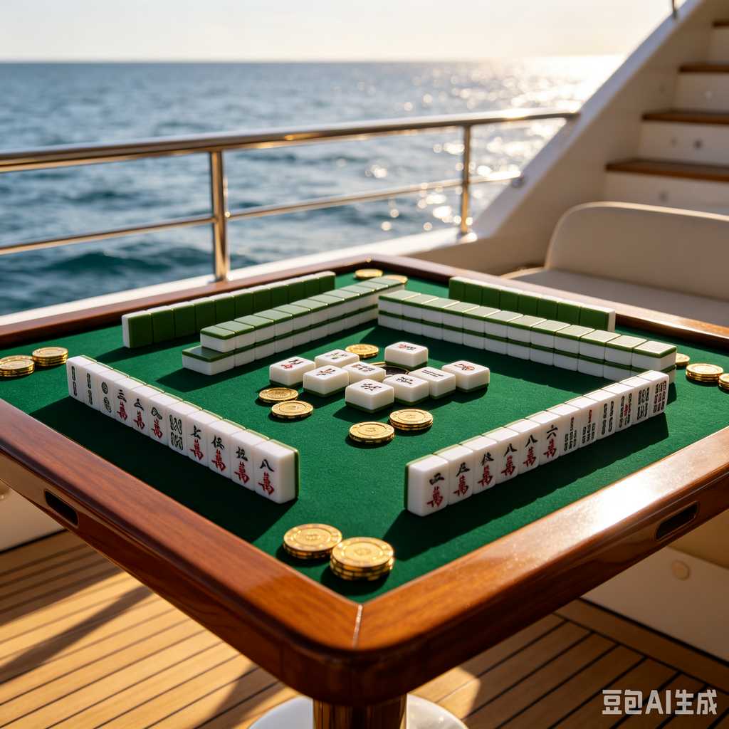 modern oriental mahjong set